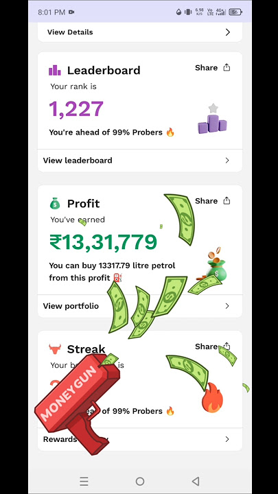 13Lakh  Profit in Probo/How to win in Probo? /Online money earning #probo #makeprofit #money #viral