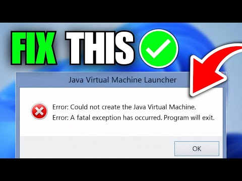 How To Fix Java Virtual Machine Launcher Error