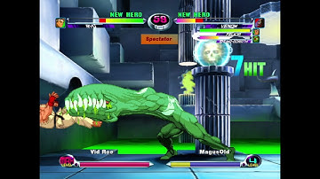MvC2 Mvci Umvc3 MagusOld vs Vid Roe (Low Tiers)