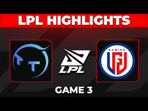 TT vs LGD Highlights Game 3 | LPL 2026 Split 2 | TT Gaming vs LGD Gaming
