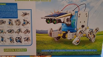 1/13 kit de robôs movido a energia solar  acompanhem os shorts aqui do canal.