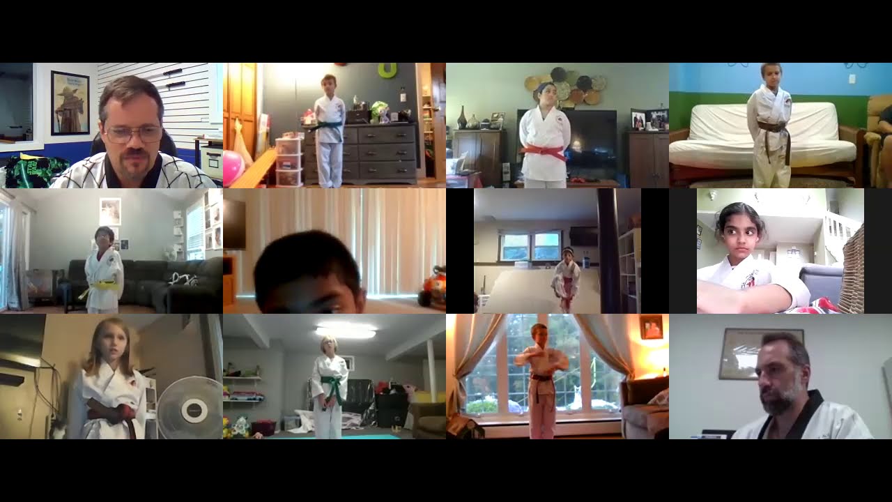 The Academy's Youth Colored Belt Test - 9/29/20