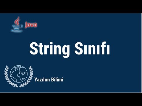 Video: Java'da bir String nesnesi nedir?