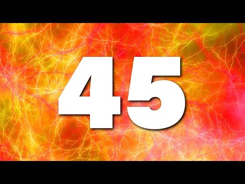0:45 Timer - Red & Yellow Lightning