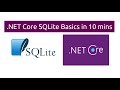 .NET Core Connect to SQLite Database in 10 minutes