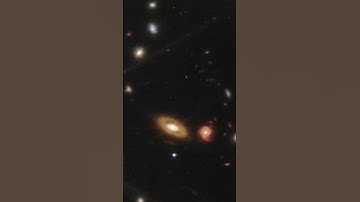 SMACS 0723 - Zoom-In on Bottom Galaxy - James Webb Space Telescope (JWST)