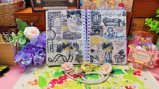 ASMR Journal with Me: Timeless Echoes 🕰️🖤#newjournal #journalwithme #asmr #journaling #yt