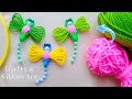 Super Easy Dragonfly Making Idea with Wool - Hand Embroidery Amazing Trick - Sewing Hack