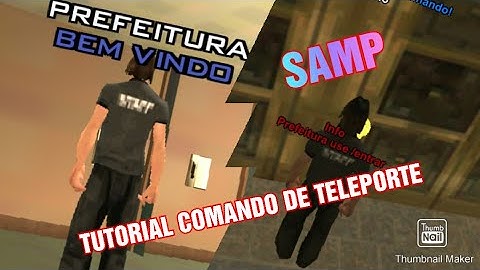 [TUTORIAL]Como criar comando de teletransporte samp
