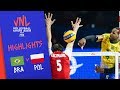 BRAZIL vs. POLAND - Highlights Men | 3rd Place | FIVB Volleyball Nations League 2019