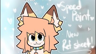 Updated Fursona Ref Sheet! | Speedpaint