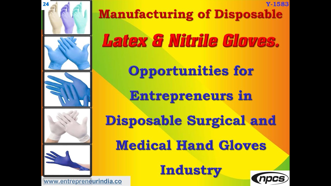 Manufacturing of Disposable Latex Nitrile Gloves. YouTube
