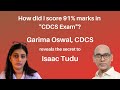 How did i score 91 marks in cdcs exam