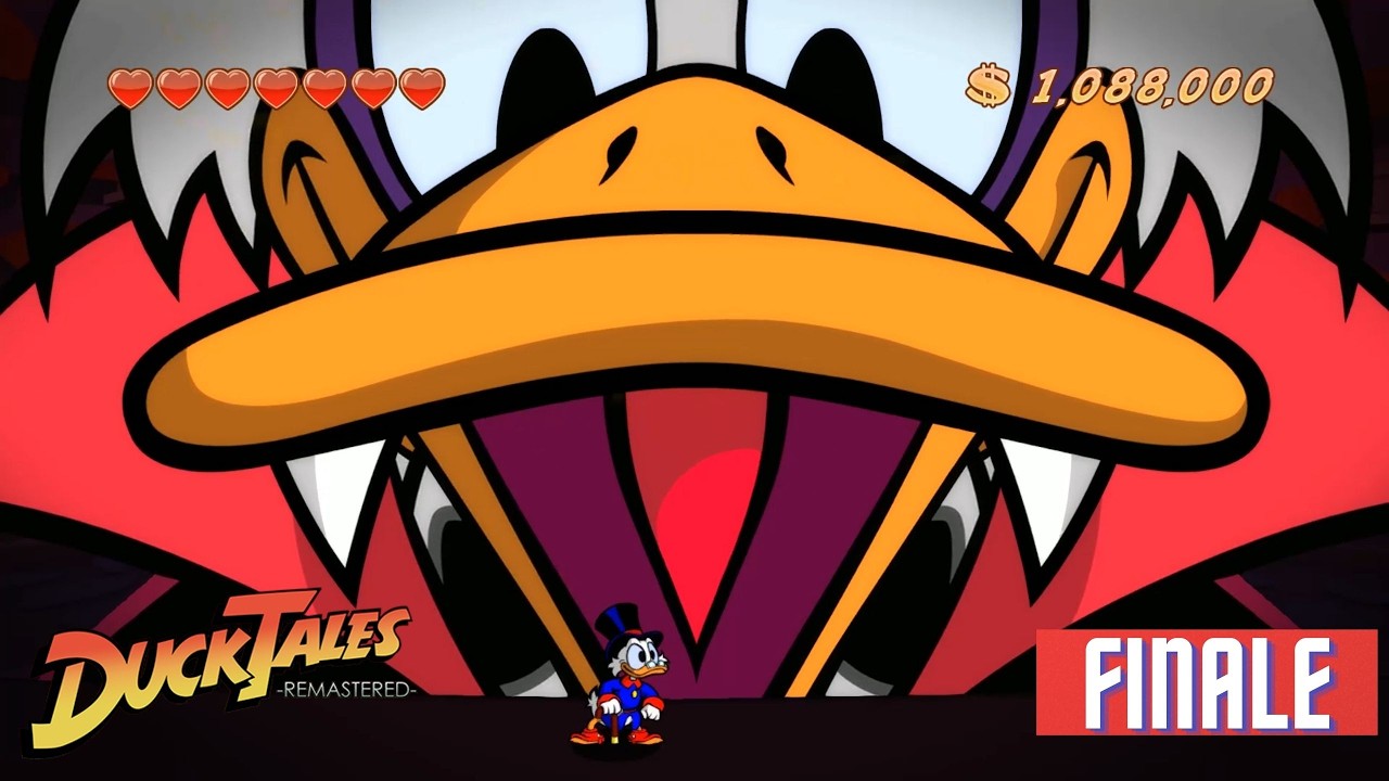 DuckTales: Remastered Gameplay Walkthrough Finale - Mount Vesuvius - Final Boss + Ending