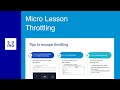 Microlesson: Throttling