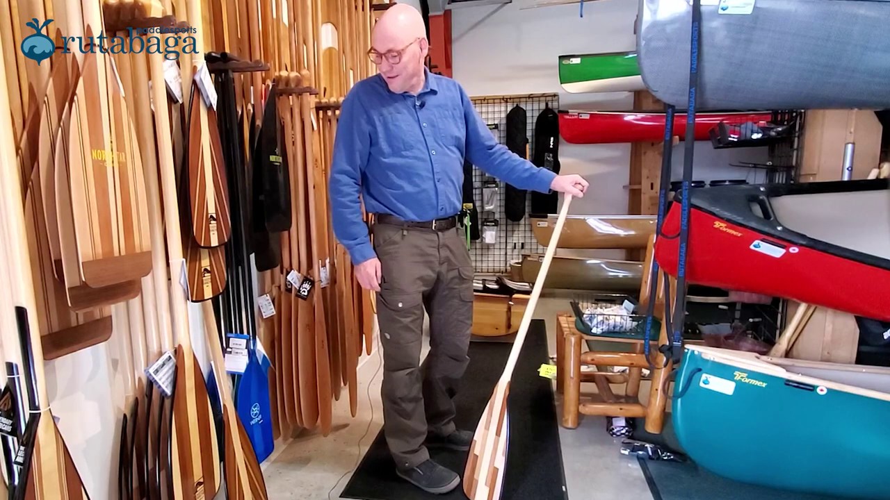 Bent Shaft Canoe Paddles Rutabaga Paddlesports YouTube