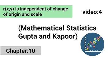 correlation coefficient is independent of change of origin and scale|| proof || ISS study