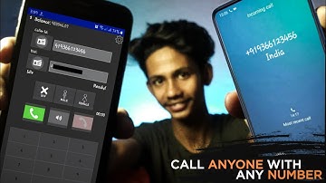 Call Anyone With Any Number | Free Calling App For Android Without Credits | Caller Id Spoofing