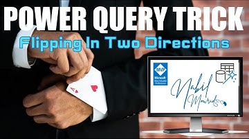 Reversing Data in 2 Directions With a Power Query Trick