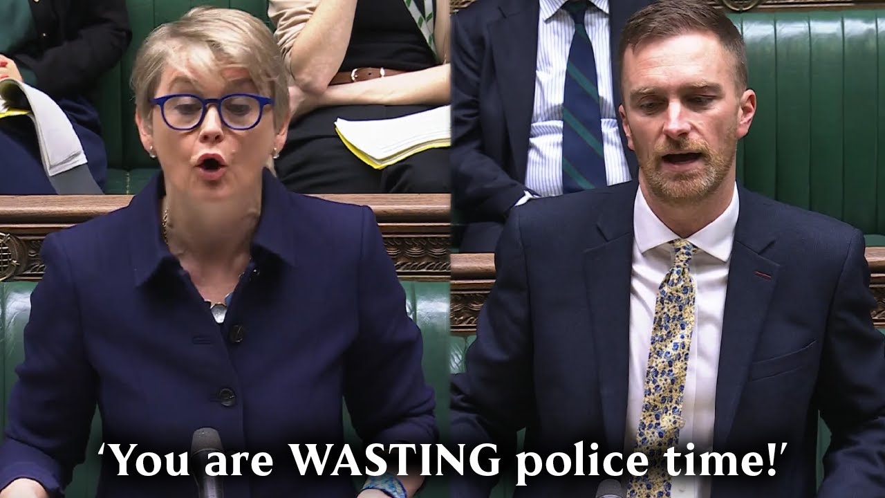 FURY at Home Sec sending POLICE after grandma who ‘criticised’ Labour
