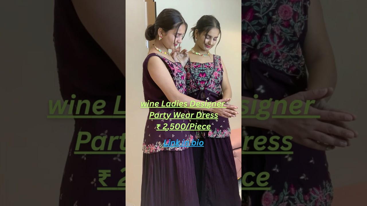 Ladies Designer Party Wear Dress ✨ | Stylish Women’s Outfit 