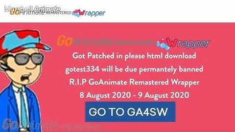 Goanimate Remastered Wrapper Got Patched