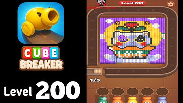Cube Breaker level 200 Super hard level Guide Walkthrough Solution