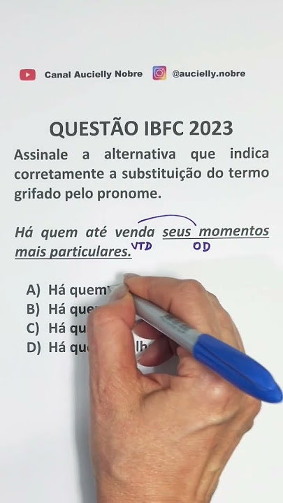 Questão IBFC de Português #youtubeedu #português #portuguêsparaconcursos