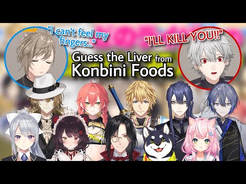 guess the liver from convenience store foods | Nijisanji eng subs