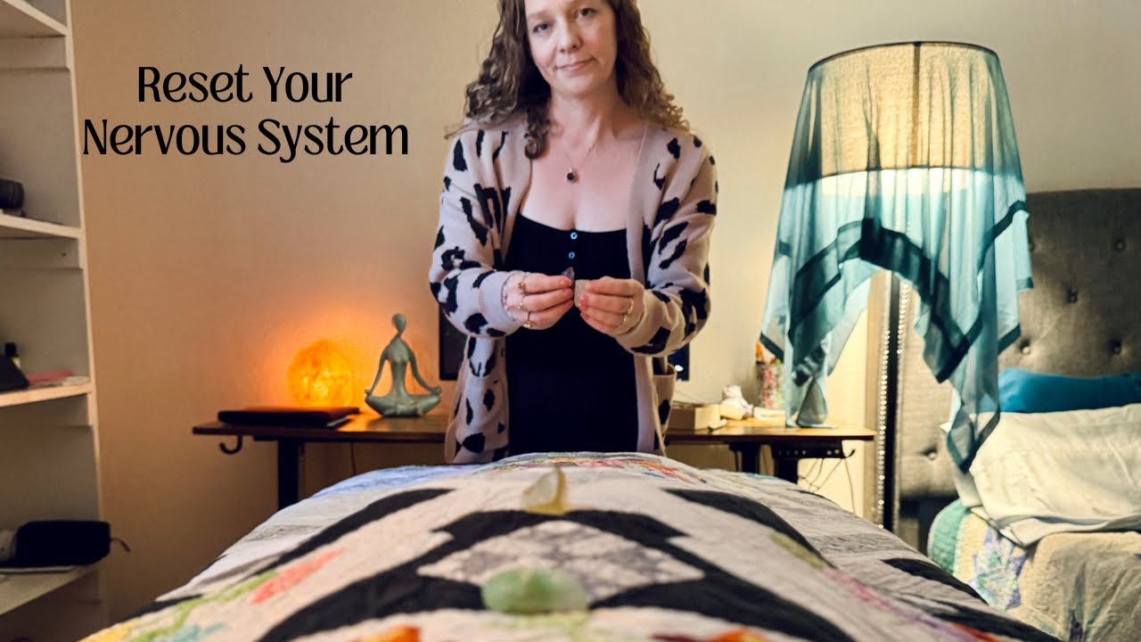 Nervous System Reset 😌 ASMR Reiki & Full Body Massage | Gentle Explanations & Guided Relaxation
