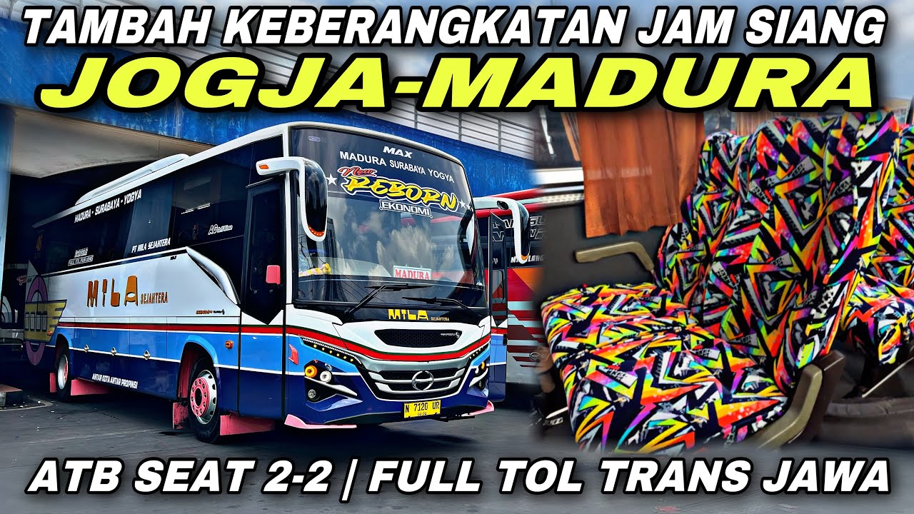 Team JOGJA - MADURA Tambah Jadwal Keberangkatan Jam Siang ❗️| trip MILA SEJAHTERA “ New Reborn “