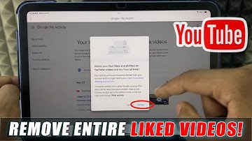 how to remove all liked videos on youtube in one click ipad?