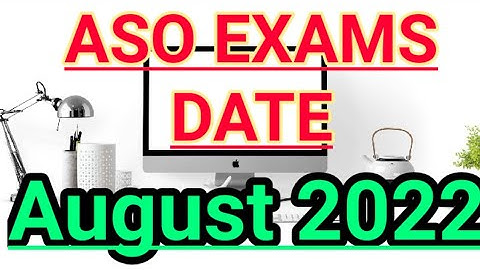 #ASO EXAMS DATE(AUGUST 2022) PUBLISHED#OPSC ASO EXAMS DATE RELEASED