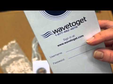 WaveToGet. Get Started: Login