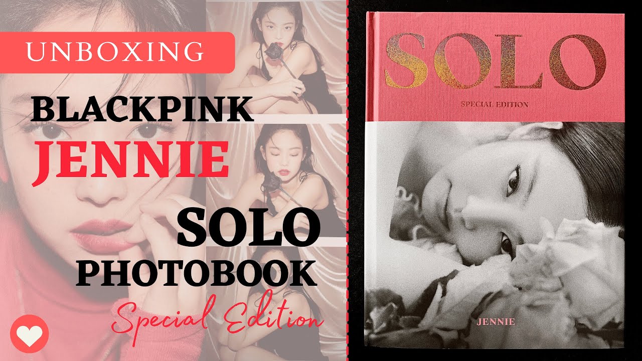 [UNBOXING] BLACKPINK JENNIE SOLO Photobook (Special Edition)