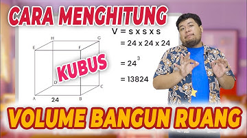 Cara Menghitung Volume Bangun Ruang KUBUS