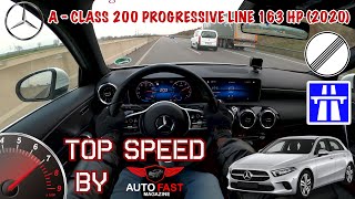 Mercedes-Benz A200 163 Hp Pov Top Speed Drive