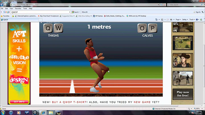 QWOP- All The Funny Fails