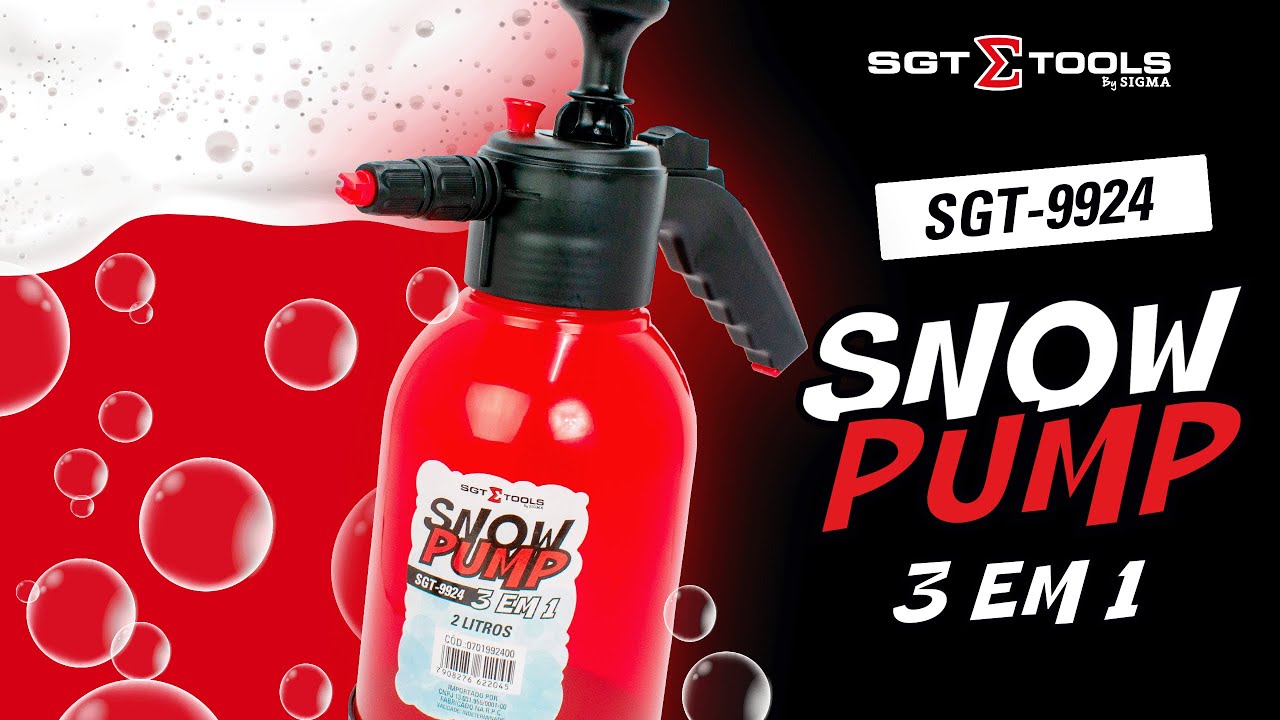 SNOW FOAM E PULVERIZADOR MANUAL HÍBRIDO 3 EM 1 – 2L - DiRocha