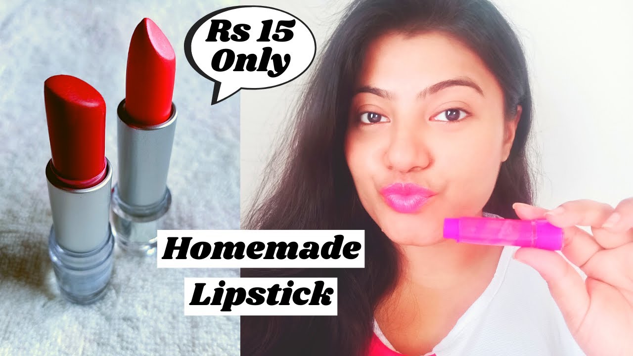 Homemade Lipstick Rs 15 Only Homemade Lipstick with Crayons DIY
