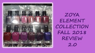 Zoya Elements 2 0 - Swatch & Review!