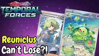 Reuniclus + Ciphermaniac is BUSTED | Pokemon TCG Temporal Forces Gameplay