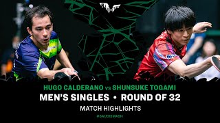 Hugo Calderano vs Shunsuke Togami | MS R32 | Saudi Smash 2024