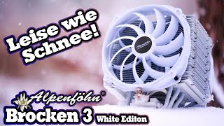 Alpenföhn Brocken 3 White Edition Luftkühler Test - Schneeweiß und Leise!