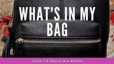 cosa c'è nella mia borsa?|WHAT'S IN MY BAG 2021