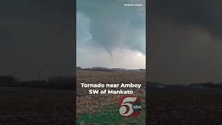 Apparent tornado Monday night in southern Minnesota