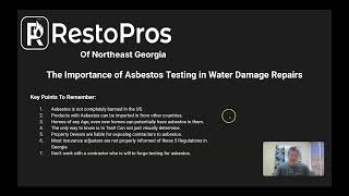 Why Asbestos Testing Matters Before Restoration & Demolition | RestoPros of Northeast Georgia