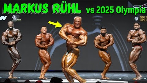 MARKUS RUHL on The 2025 Mr. Olympia Stage