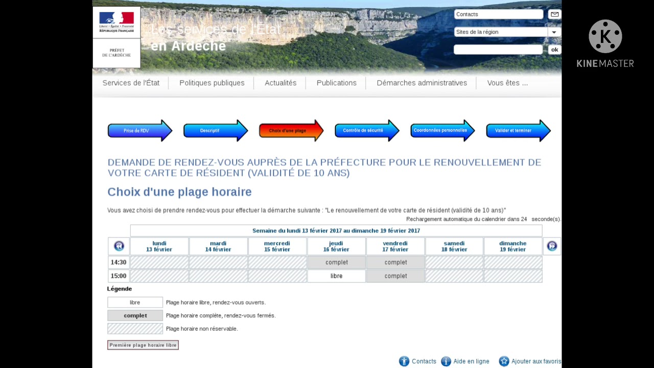 Comment prendre un rendez vous à la préfecture gratuitement / طريقه اخذ