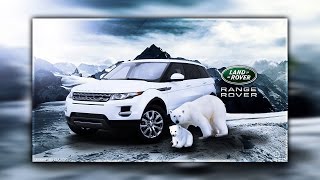 Range Rover Adverposter Photoshop Speedart